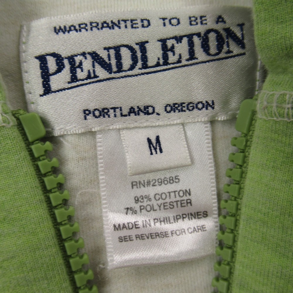 Pendleton Jacket Womens Medium Full Zip Long Sleeve Outdoors Hooded