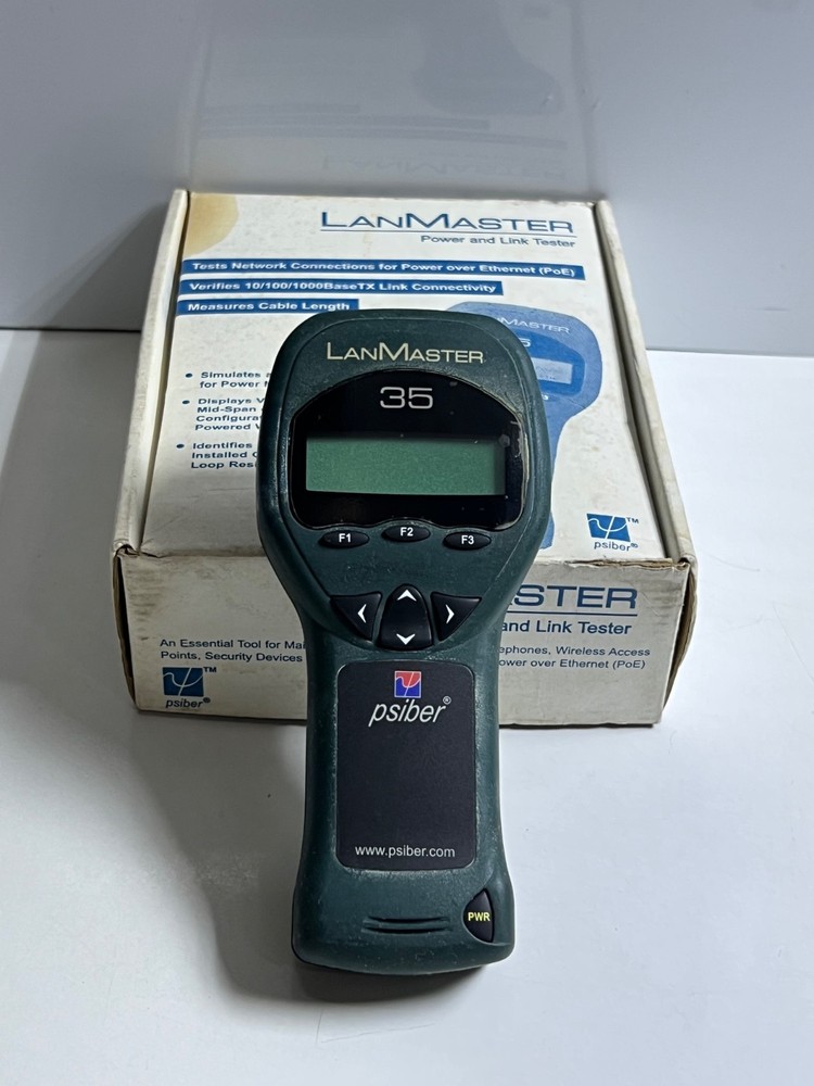 Psiber LanMaster 35 LM35 PoE and Lan Network Link Tester