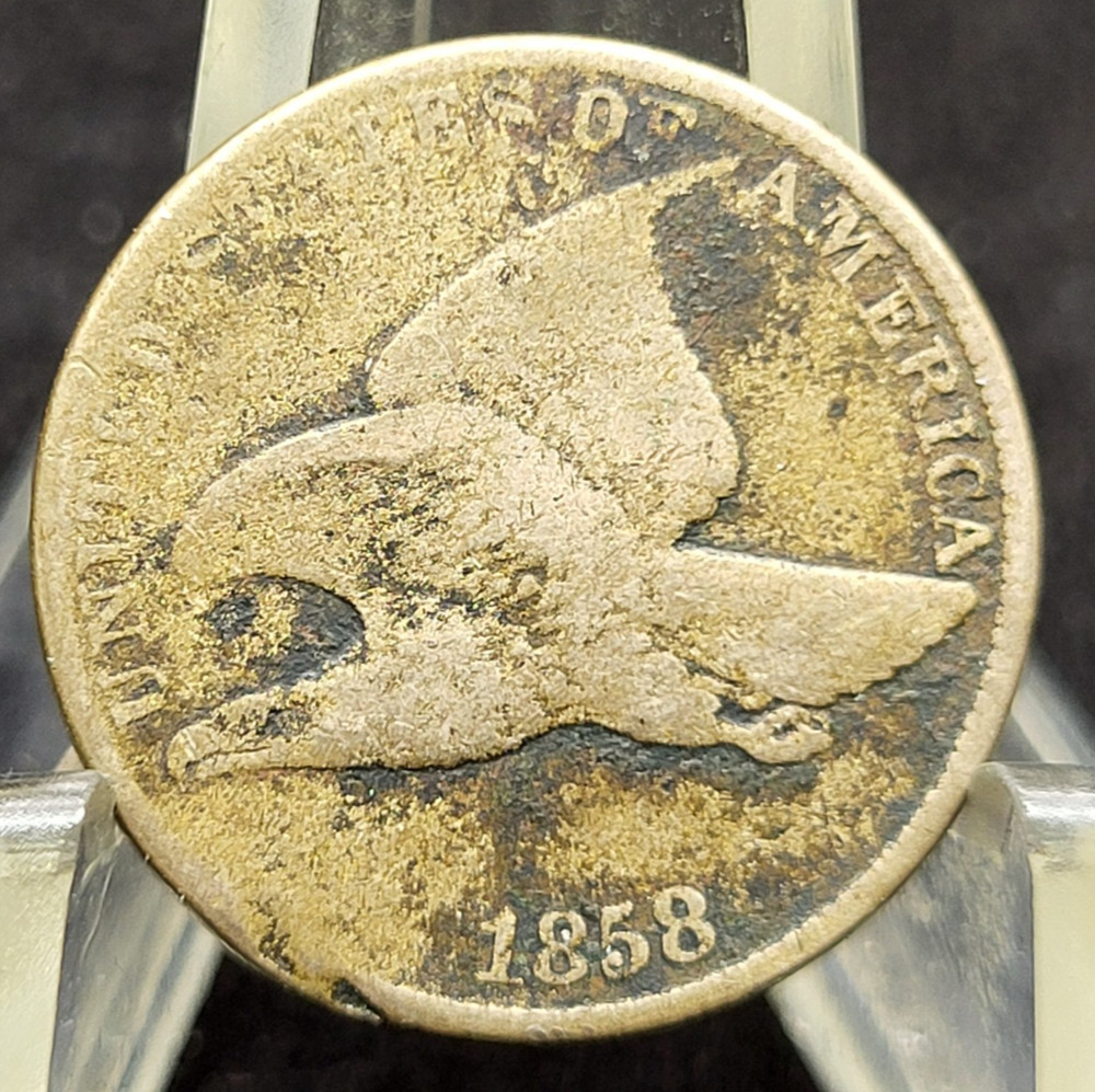 1858 U.S. Flying Eagle Cent 1 Cent 1C Type Coin