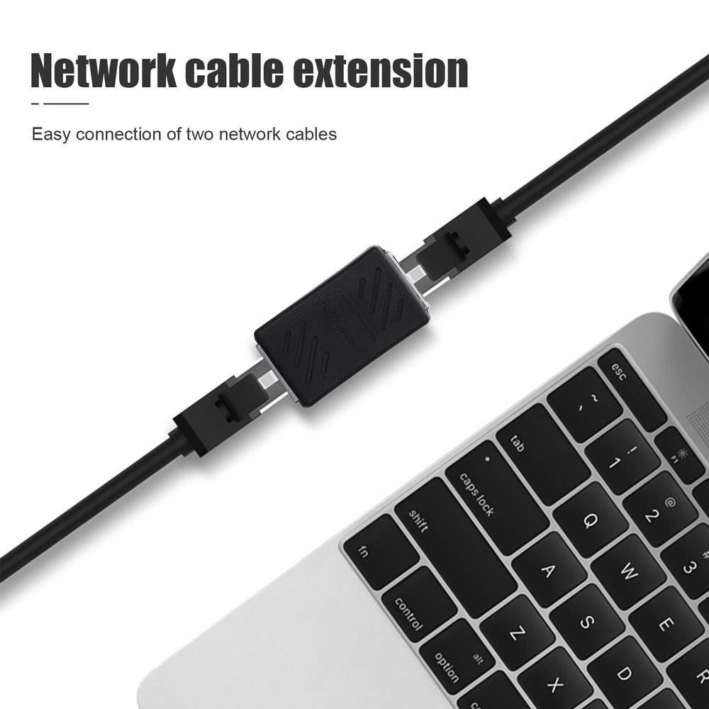 Lot RJ45 Inline Coupler Cat6/Cat5e Ethernet Network Cable Extender Connector