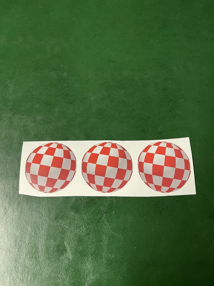 Commodore Amiga Boing Ball Decal Qty. 3