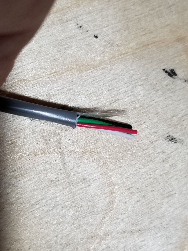 Advanced Digital 12204R 22/4C Stranded Riser Security/Alarm Cable Gray /100ft