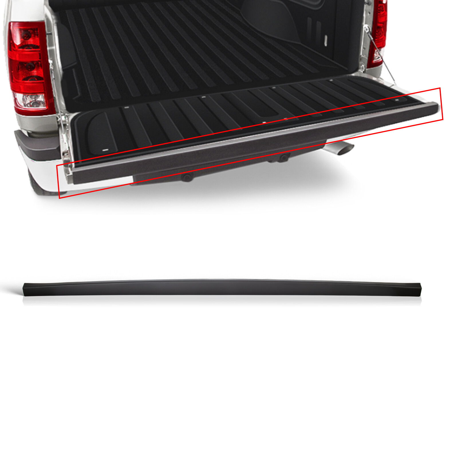 New Tailgate Top Molding Cap Guard Fits 2004-2008 Ford F-150