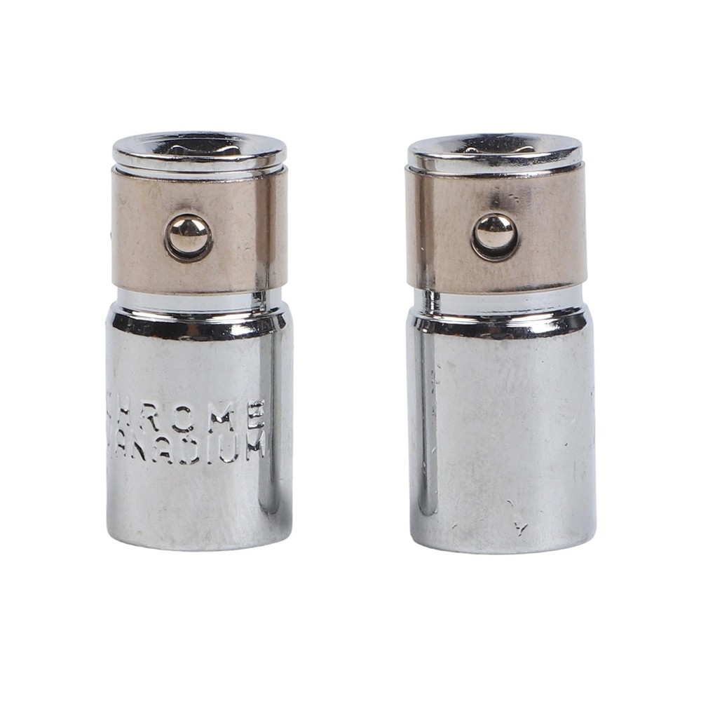 2x 1/4 Square Drive To 1/4 Hex Socket Bits Converter Screwdriver Bit Adapter