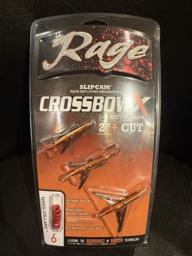 Slipcam Rear Deploying Broadheads for Crossbows