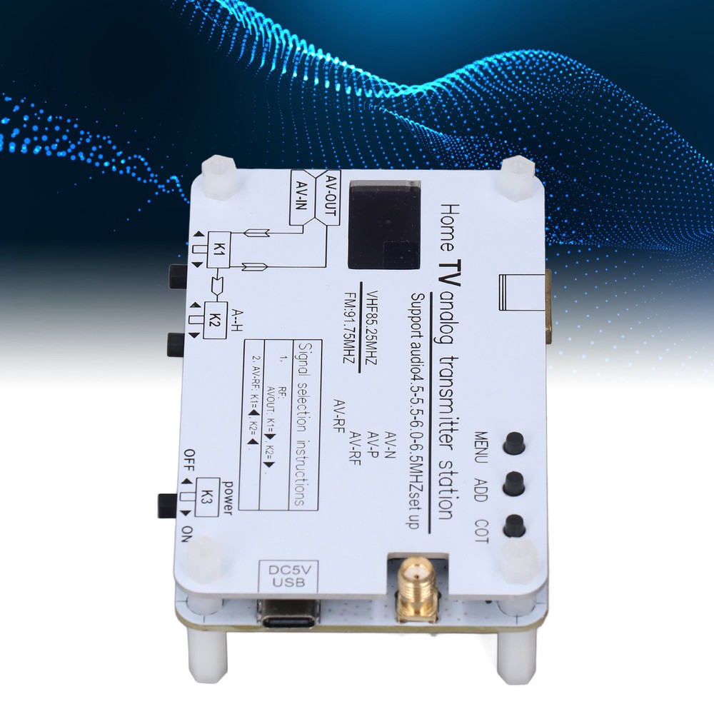 Home TV Analog Transmitter Station Transmission AV High Definition Part