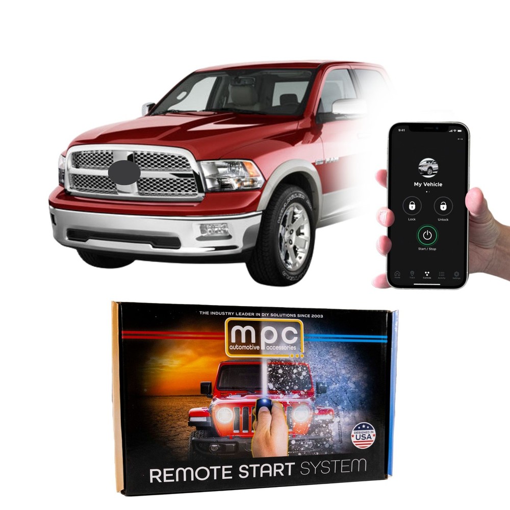 SmartPhone Activated Remote Start For 2009-2010 Dodge Ram 1500 - Plug & Play