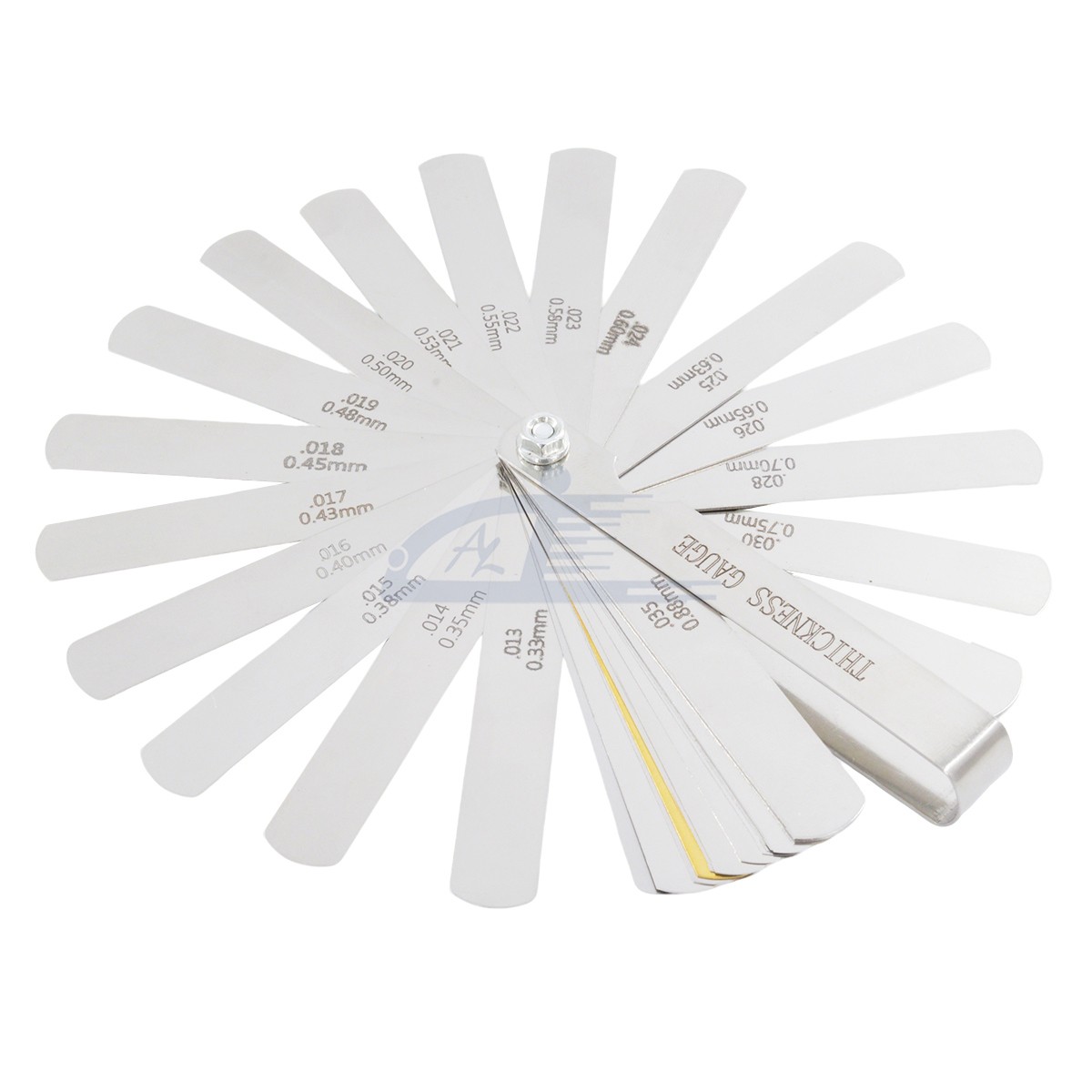 Universal Spark Plug Gap Tool 32 Blades Metric Feeler Gauge Gap Filler Measuring