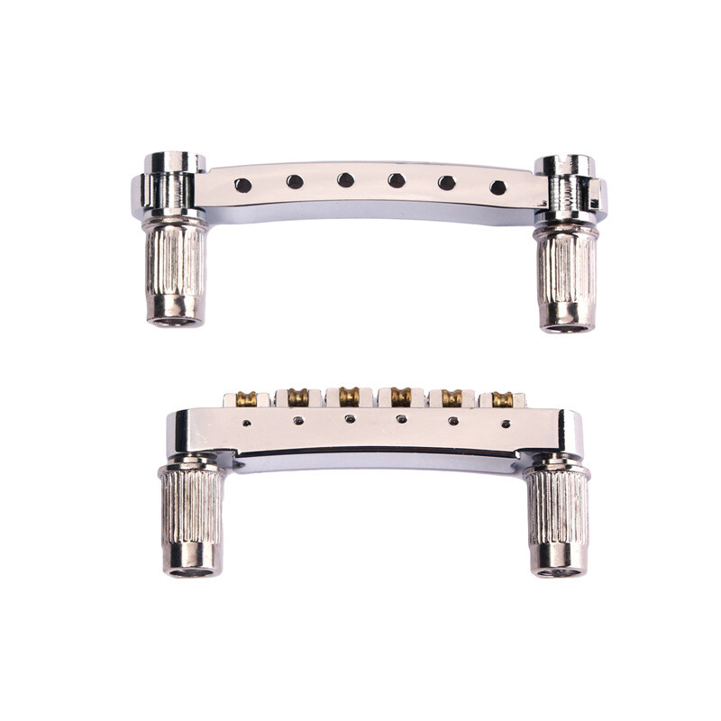 Roller Saddle Tune-O-Matic Bridge Tailpiece Studs Compatible for Les Paul LP SG