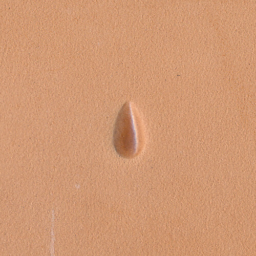 Pear Shader Smooth P703 Leather Stamp