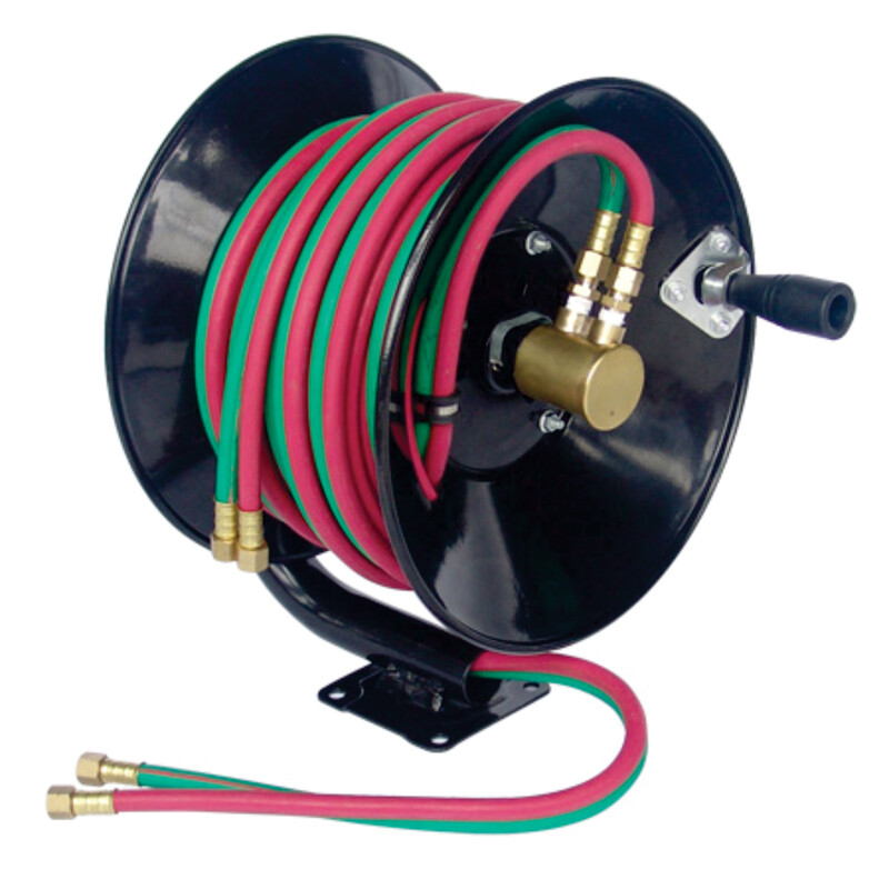 PowerWeld Oxy/Fuel Twin Welding Hose Reel MHR100