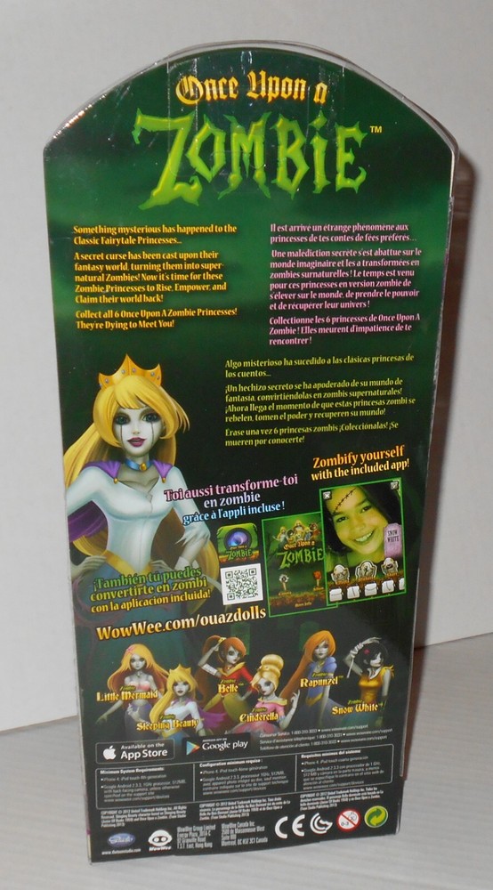 Once Upon A Zombie Sleeping Beauty Doll Wowwee - New