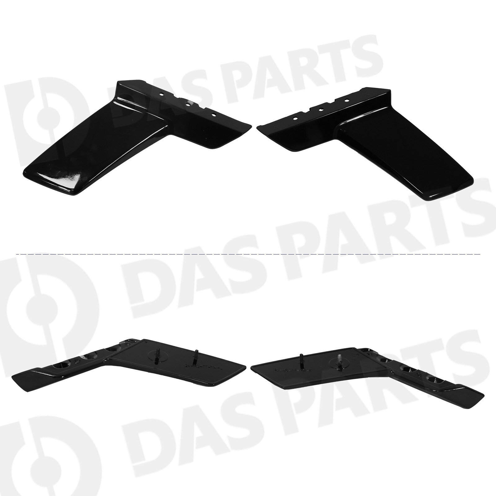 Gloss Black Spoiler Wing W/Gurney Flap DH Performance For 2024 2025 Ford Mustang