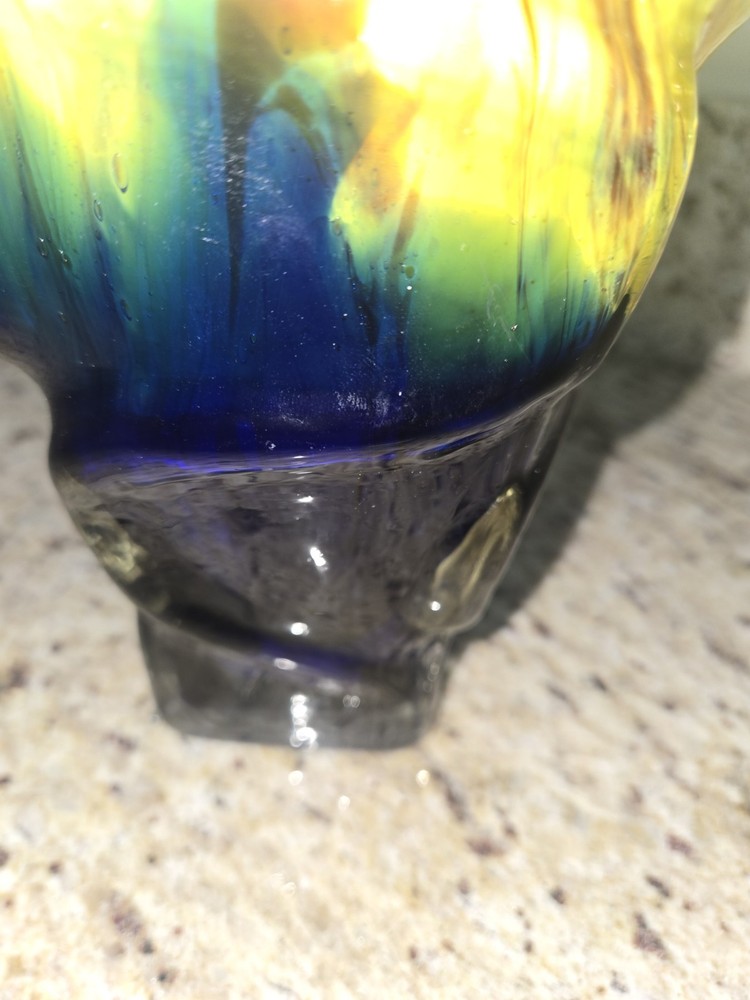MCM Vintage Hand Blown Art Vase