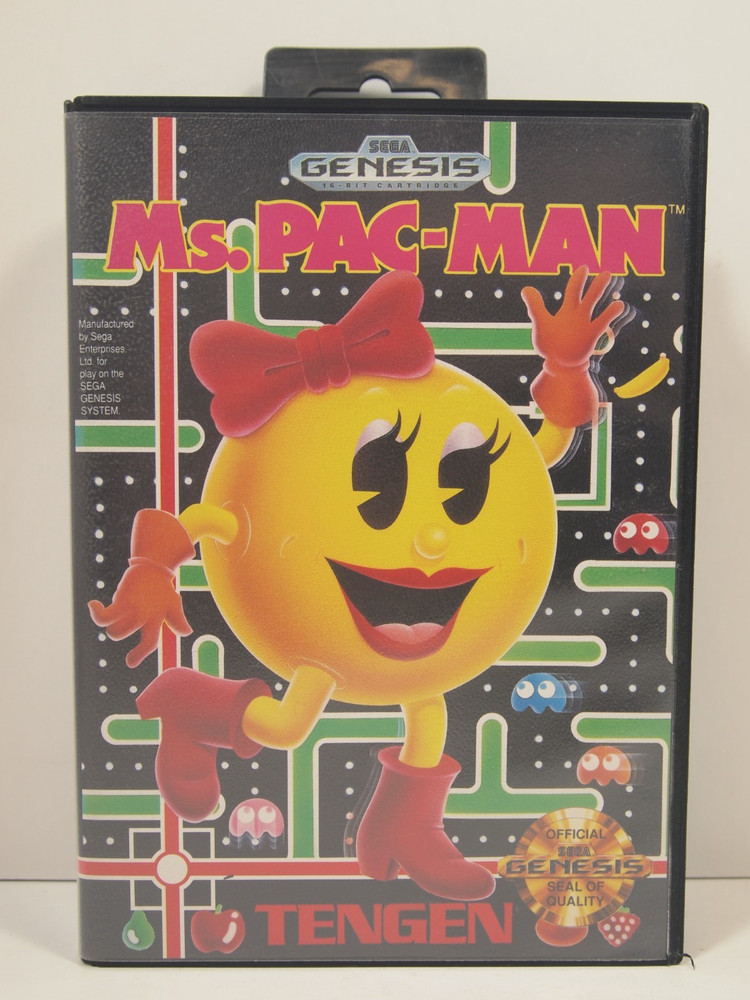 Ms. Pac-Man Case (SEGA Genesis) Authentic BOX ONLY