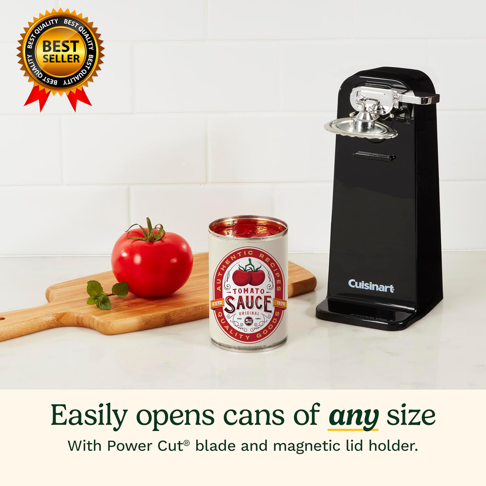 Deluxe Electric Can Opener, Single-Touch Automatic Can