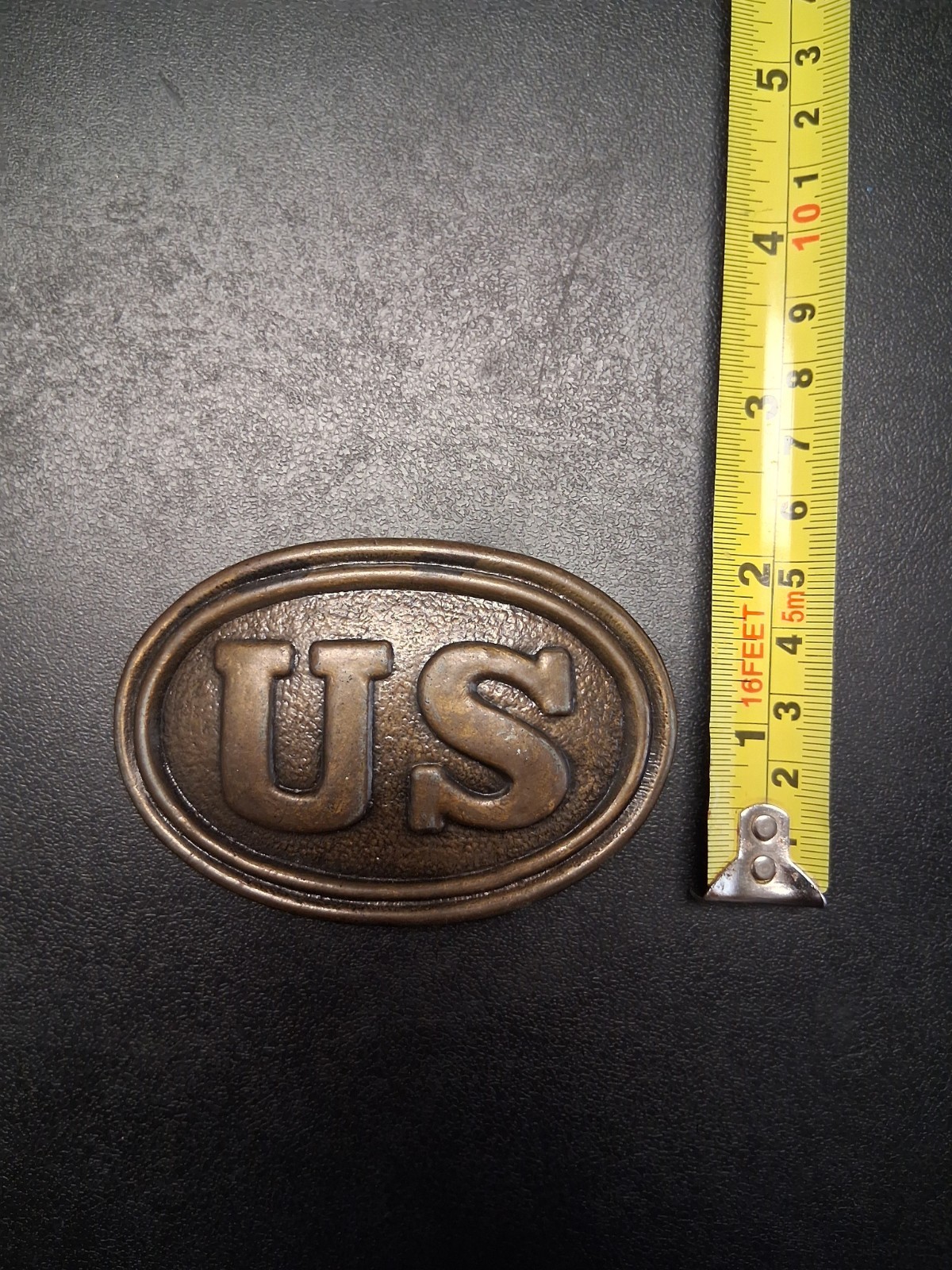 Vintage US Military Civil War Belt Buckle Reproduction