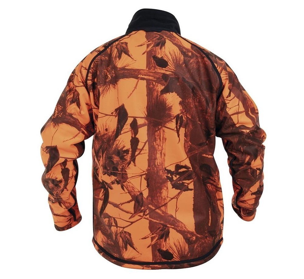 New! Hard - Softshell Jacket SOSBUN- O - Windproof - BLAZE/BROWN