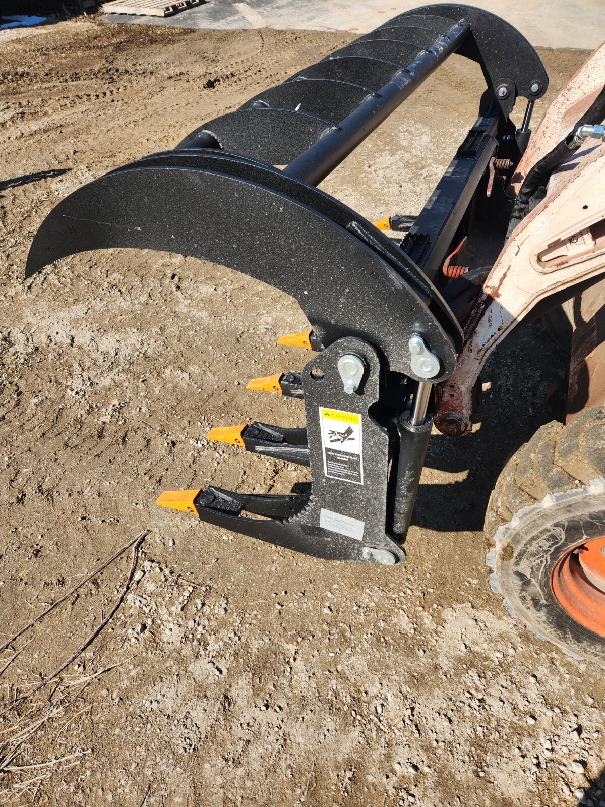 NEW Skid Steer Heavy Duty 78" Log Brush Clam Grapple Kubota Bobcat CAT Case IL