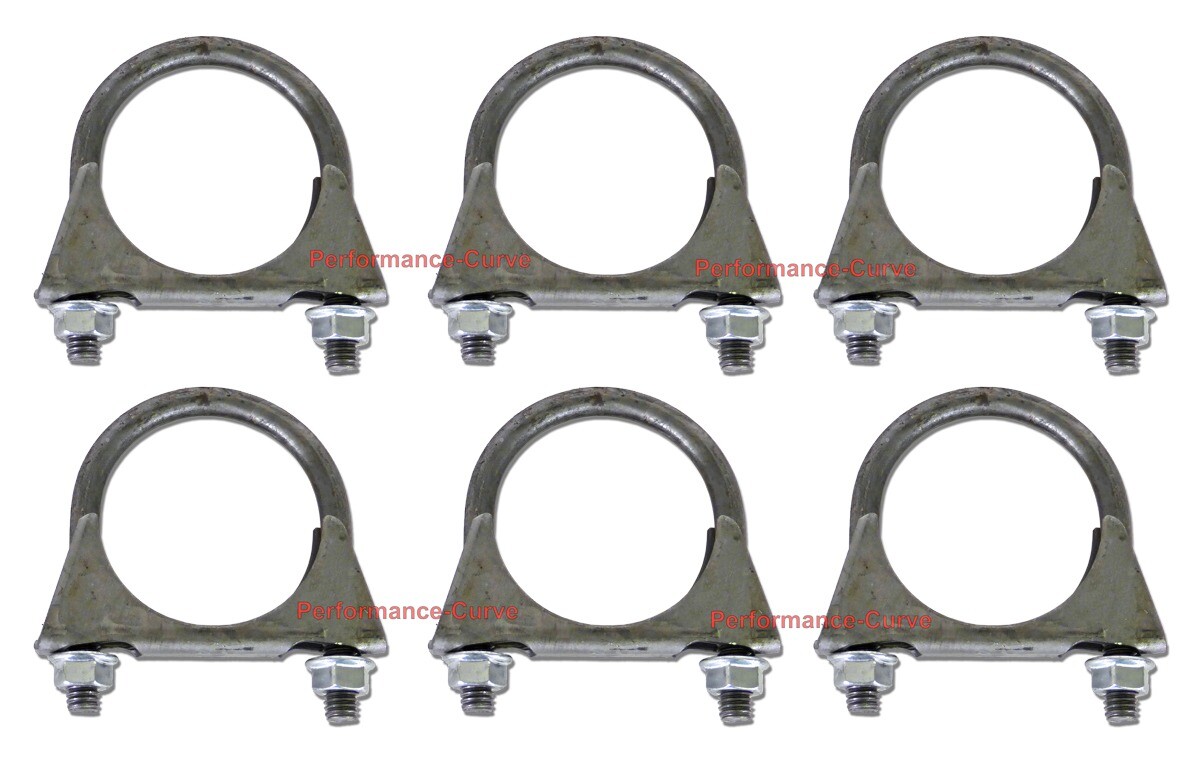 2.25" Exhaust U-Bolt Clamp - 3/8" Rod - Standard Duty - Saddle Style 2 1/4"