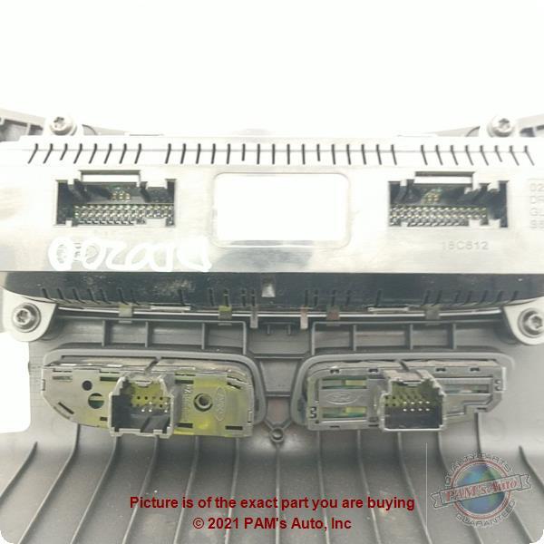 Used A/C Selector Switch fits: 2018 Ford Escape front automatic temperature cont