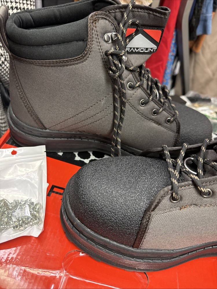 Paramount StoneFly Cleated Sole Snow Boots with studs size 10