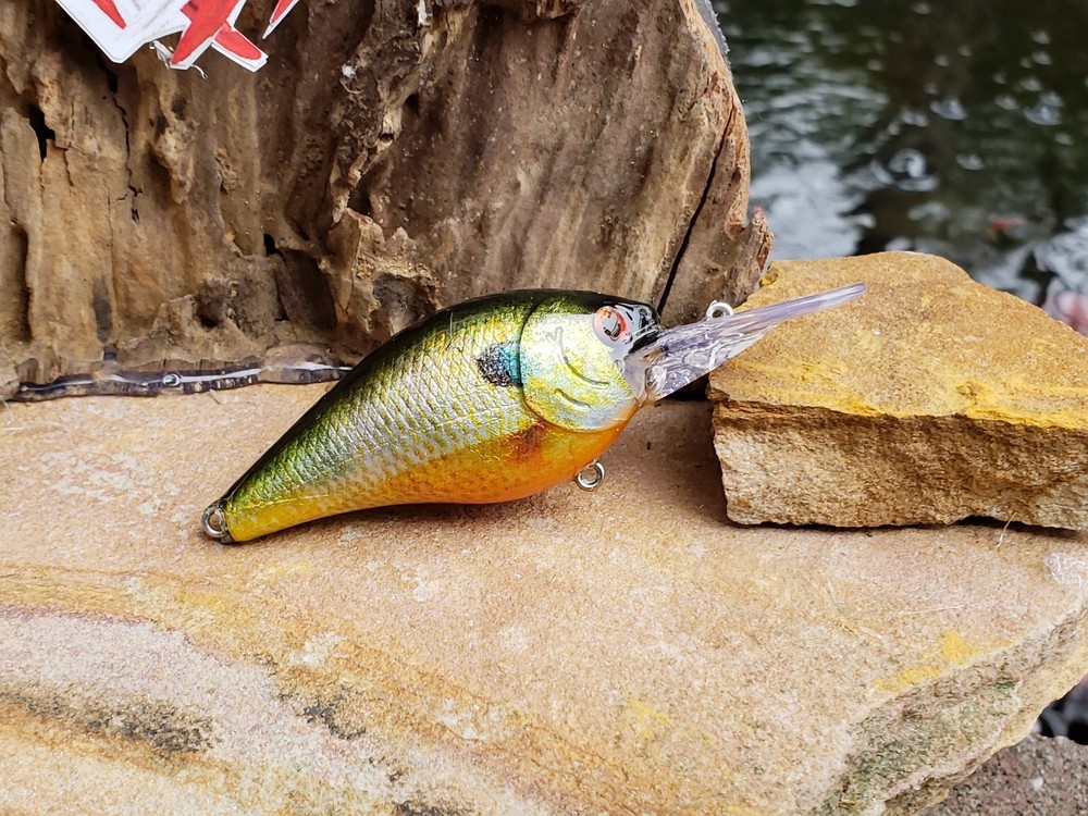 CUSTOM WRAPPED AND PAINTED 1.5 DEEP DIVER CRANKBAITS