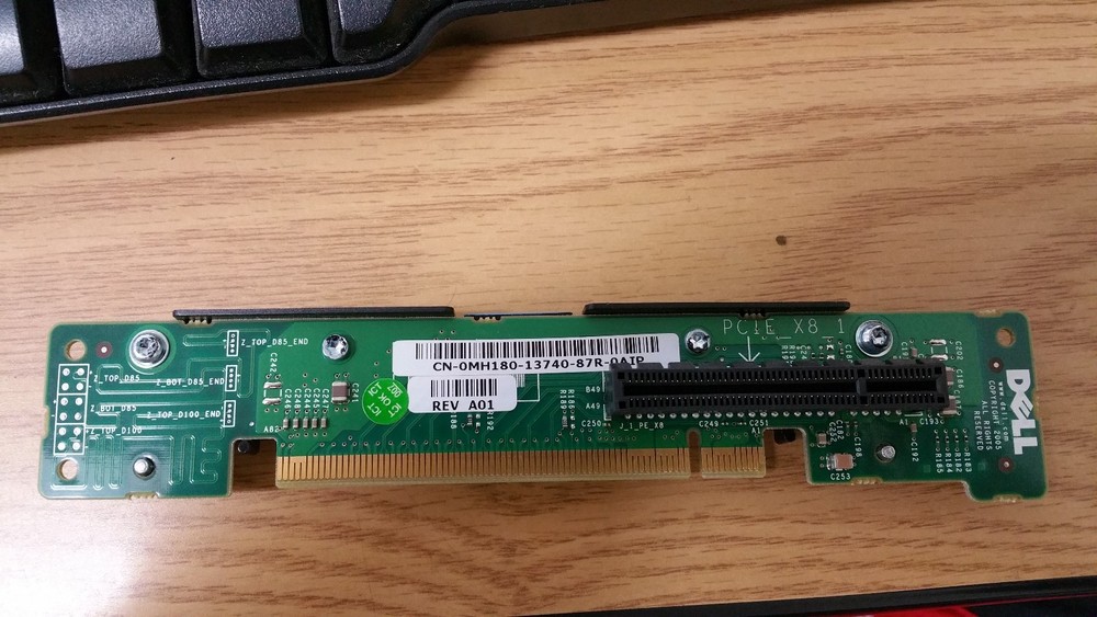 Dell Poweredge 1950 2950 PCI-E x8 Riser Board Card MH180