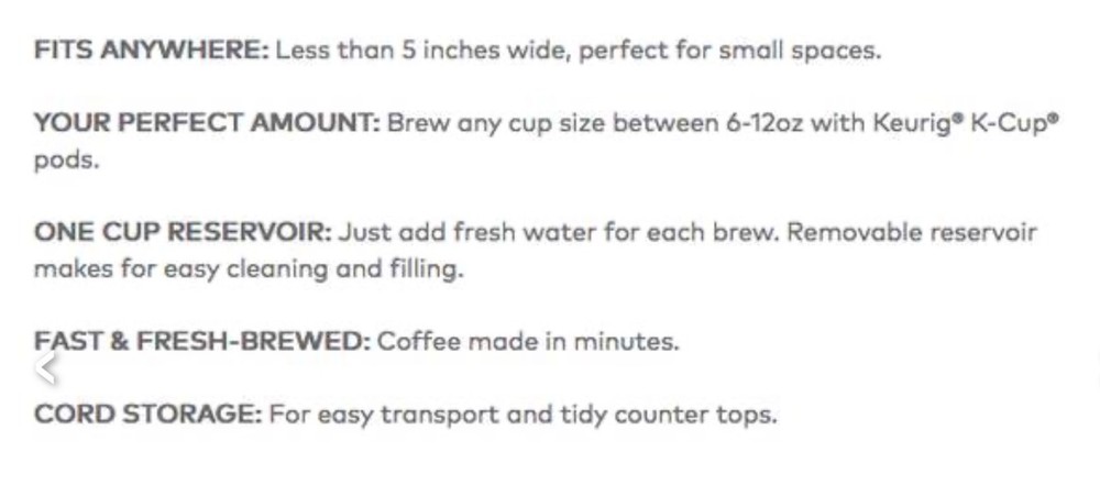 Keurig - K-Mini Plus Single Serve K-Cup Pod Coffee Maker - Studio Gray.
