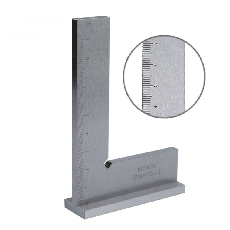 90 Degree Carpenter Machinist Square Ruler with Measuring Scale