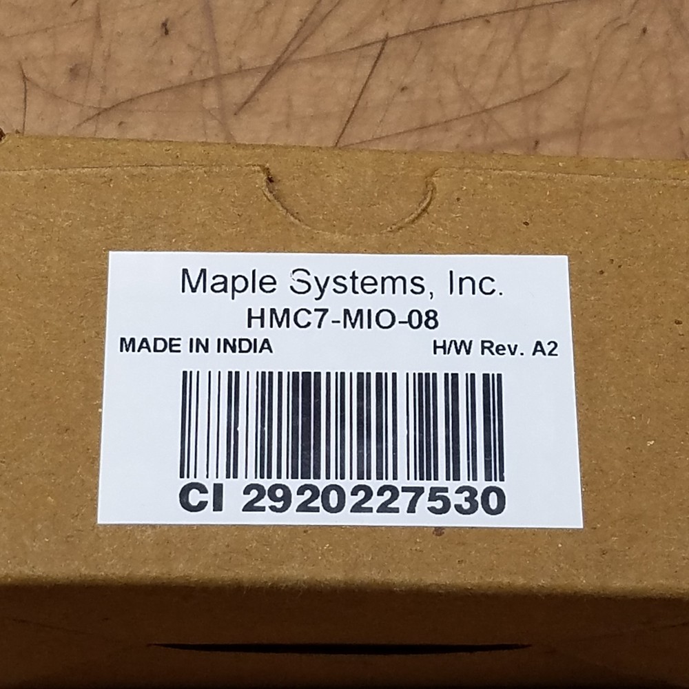 Maple Systems HMC7-MIO-08 I/O Expansion Module, Four Analog Inputs - NEW