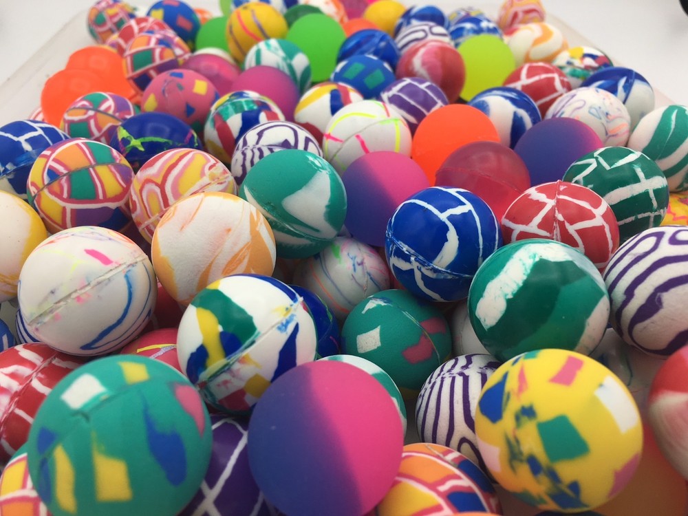 2000 Super High Bouncy Balls 27mm 1" Vending Machine Redemption Counter FUN!!!
