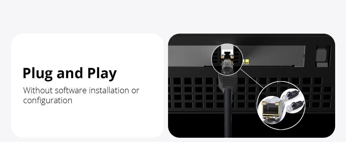 For Ubiquiti UF-RJ45-10G Transceiver, 10Gbase-T 10Gb Copper SFP+ to RJ45 30m