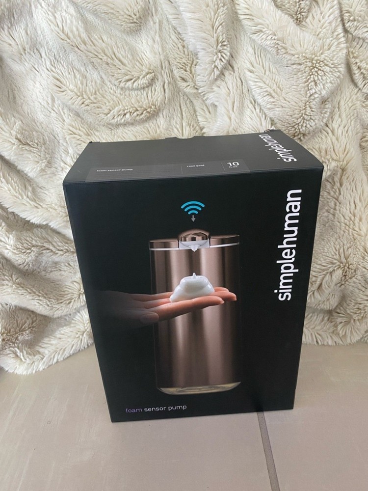 simplehuman Touchless Automatic Soap Dispenser ST1046 Gold Bathroom