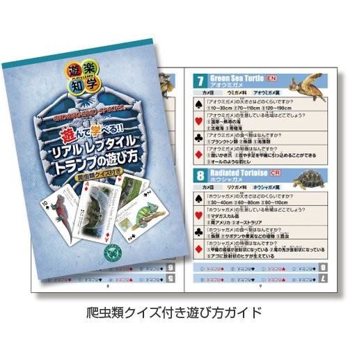 COLORATA Real Reptile Playing Cards
