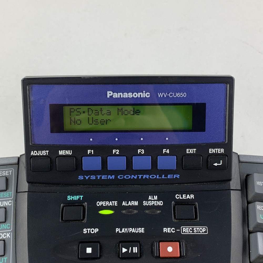 Panasonic WV-CU650 Security System Controller Power Tested w/ Power Adapter
