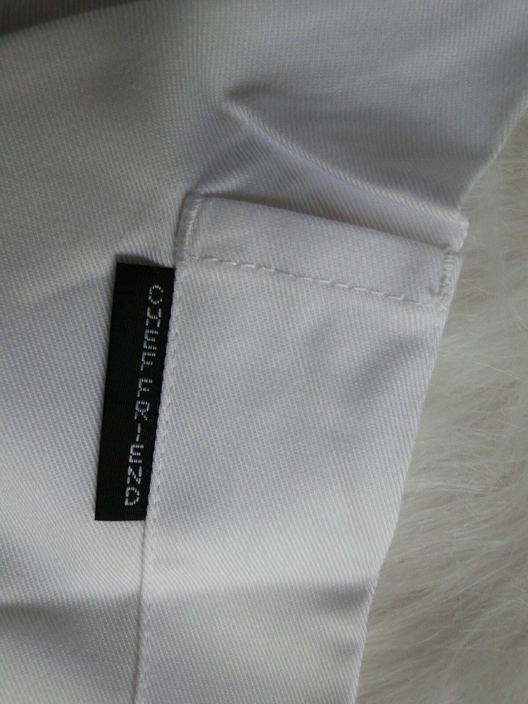 Unisex White Chef Jacket with Short Sleeves