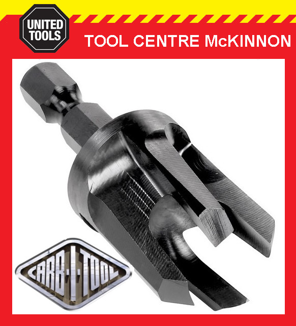 CARB-I-TOOL / CARBITOOL HPLG 16 1/2” TIMBER PLUG CUTTER WITH ¼” HEX SHANK