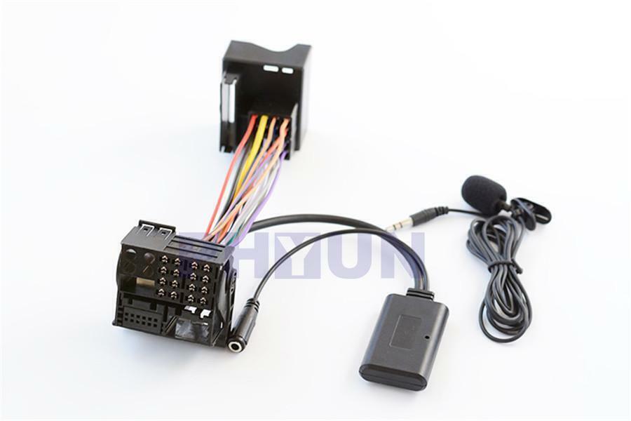 12PIN AUX Bluetooth Adapter Wireless Music Audio Cable Microphone Input For BMW