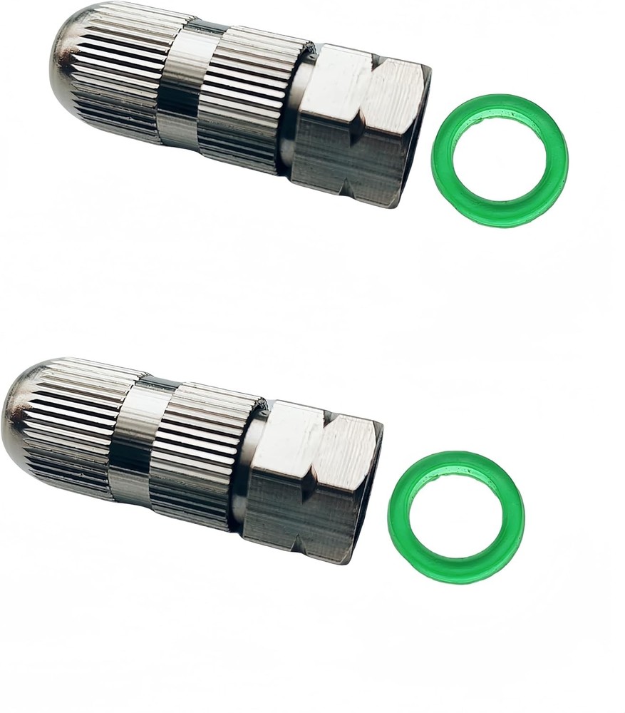 2PCS Sprayer Nozzle Tips, High Pressure Adjustable Misting Spray Silver
