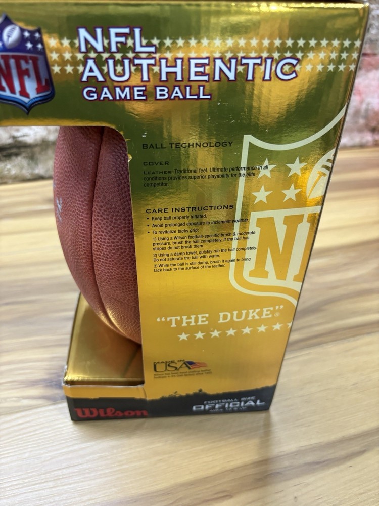 Andrew Luck Indianapolis Colts Signed “The Duke” Football