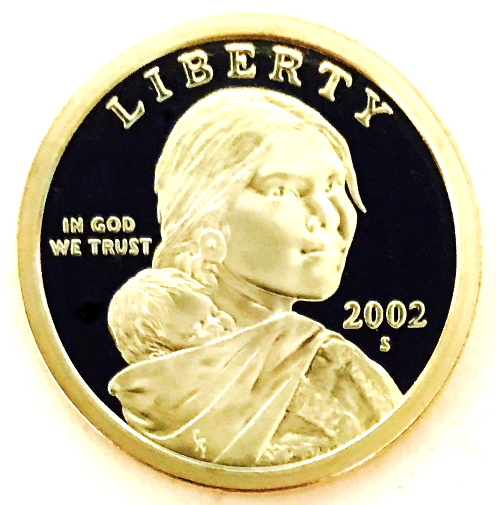 2002-S ***Gem DCAM ***Proof Sacagawea Dollar***