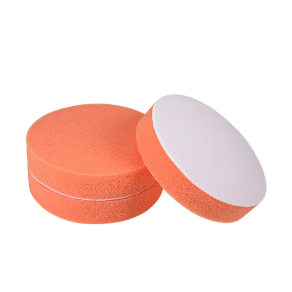 5" Buffing Sponge Pads,Drill Polishing Buffer Pad Disc Hook and Loop Back, 3X