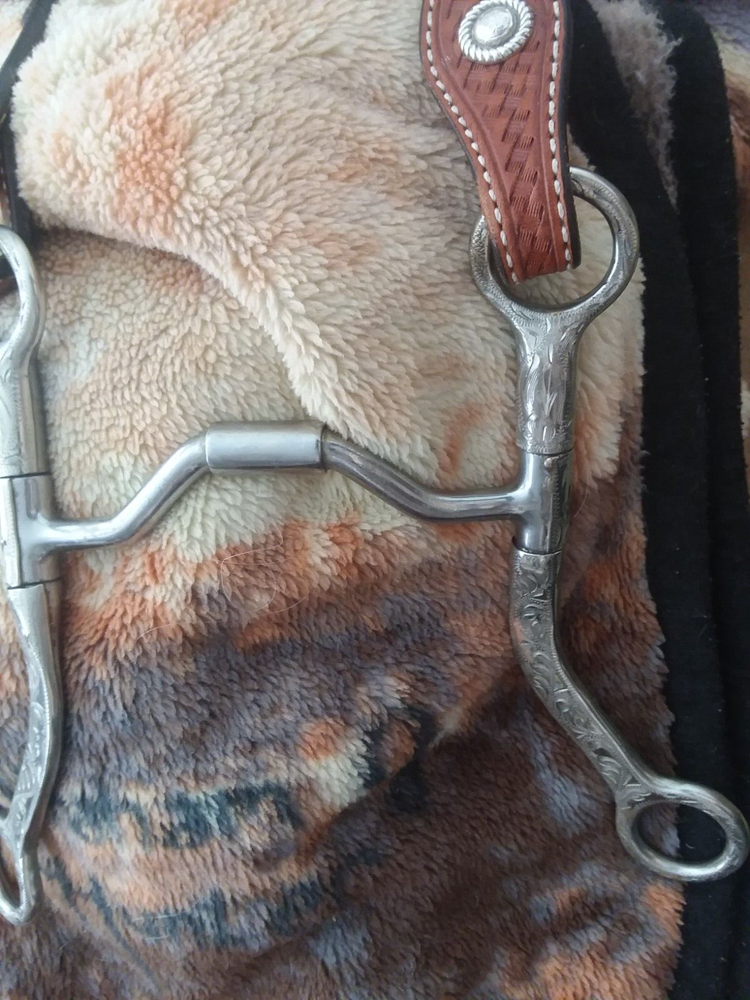 5" overlaid silver correction show bit, no maker mark