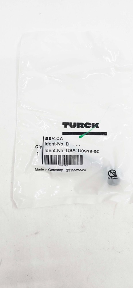 2 PACK - TURCK BSK-CC Multifast M23 Closure Cap (U0919-90)