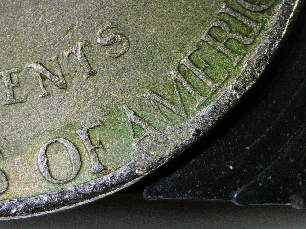 1977 P Jefferson nickel error, small clip