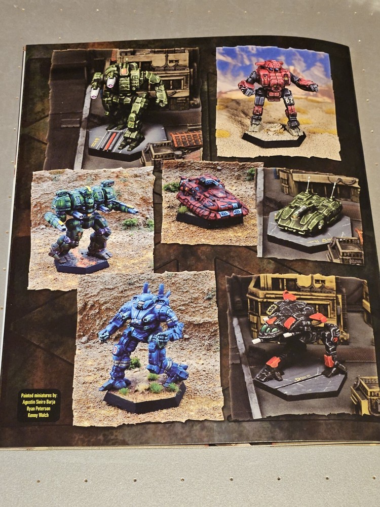 Battletech Mercenaries Rulebook Kickstarter Assets Support