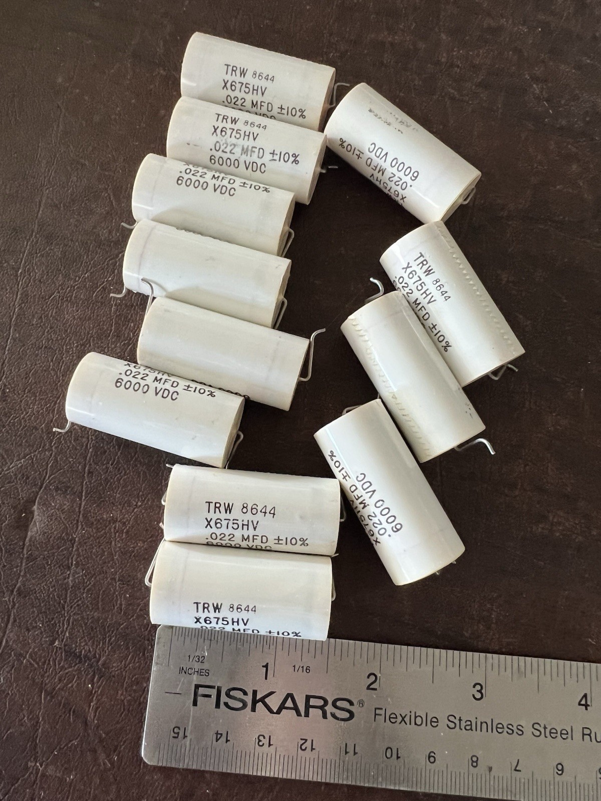 TRW X675HV 0.022uF 6000V High Voltage Capacitors Pulse HV - Lot of 12