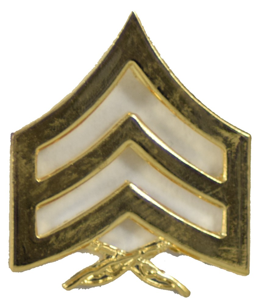 SGT. STRIPES HAT PIN