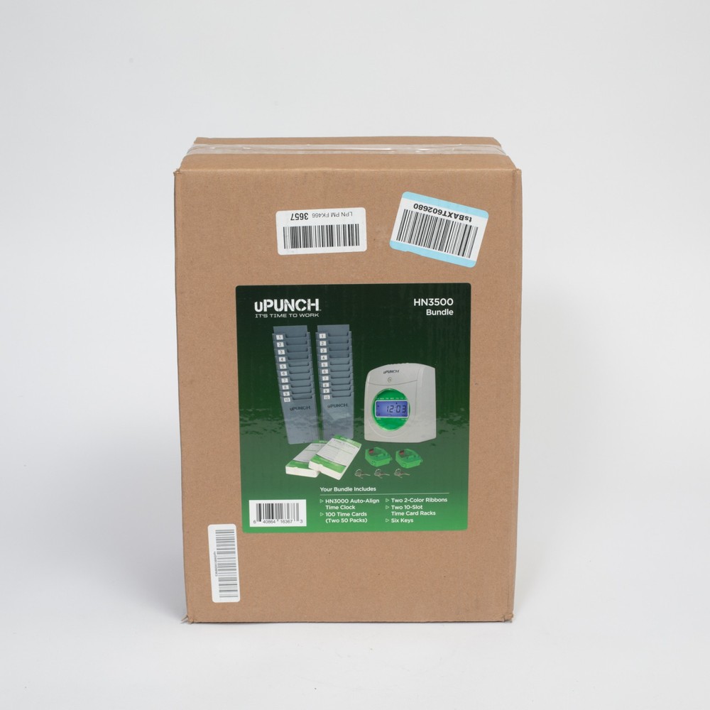 uPunch HN3500 Advanced Time Clock Bundle for Small Business: Complete...